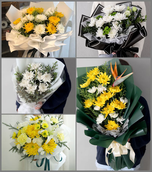 贵州毕节市织金县实兴乡白事花束代送